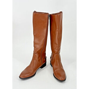 Sam & Libby Women's Brown Riding‎ Boots Size 10 | Knee High | Side Zipper